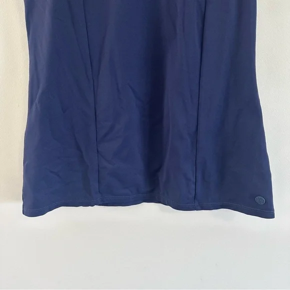 Lilly Pulitzer Martina Luxletic Knit Collared V-Neck Sleeveless Ruffle Top Small - Picture 7 of 12